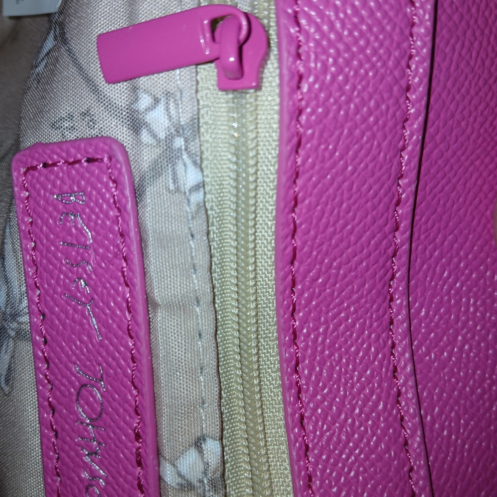 NWT Betsey Johnson Pink Xodarla Cute Bow Purse - Picture 7 of 9